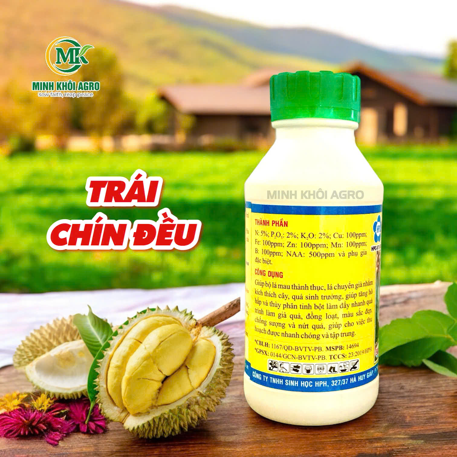 Phân bón lá HTC Đại Ngàn (Chín Trái) - Chai 500ml